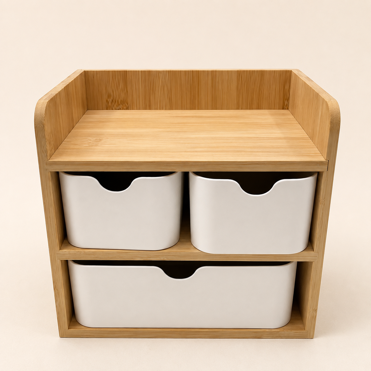 Bamboo Desktop Storage Organizer