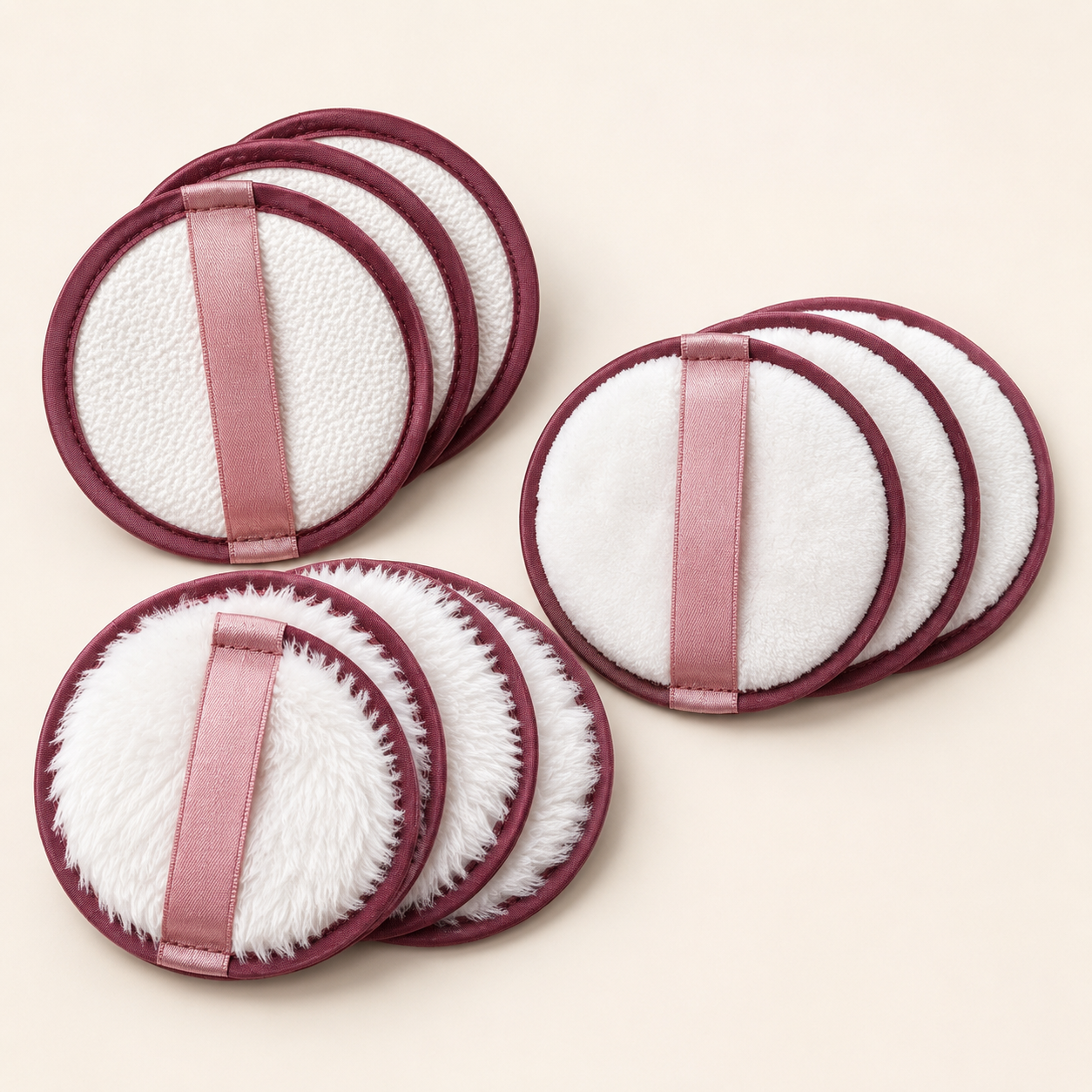 Multi-Texture Reusable Makeup Remover Pads
